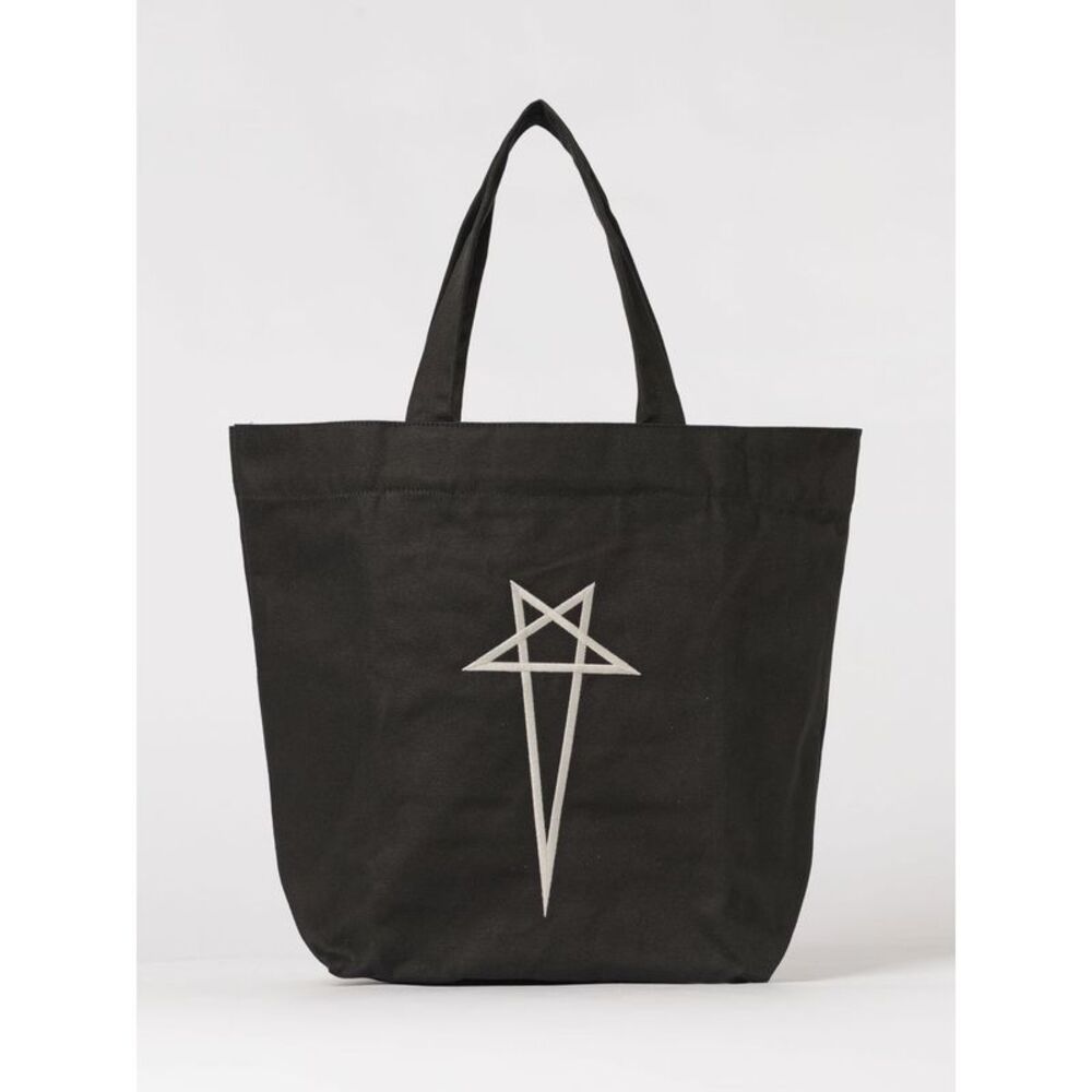 Rick Owens Men Cotton Canvas Tote Bag Rick Owens